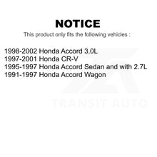 Charger l'image dans la galerie, Front Rear Semi-Metallic Brake Pads And Drum Shoes Kit For Honda Accord CR-V