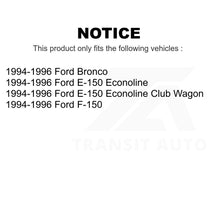 Charger l'image dans la galerie, Front Rear Semi-Metallic Brake Pads &amp; Drum Shoes Kit For Ford F-150 Bronco E-150