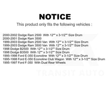 Charger l'image dans la galerie, Front Rear Semi-Metallic Brake Pads Drum Shoes Kit For Dodge Ford Ram 2500 F-350