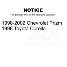 Charger l'image dans la galerie, Front Rear Semi-Metallic Brake Pads &amp; Drum Shoe Kit For Toyota Corolla Chevrolet