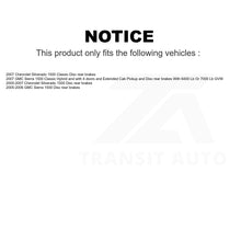 Charger l'image dans la galerie, Front Rear Semi-Metallic Brake Pads &amp; Drum Shoe Kit For Chevrolet Silverado 1500