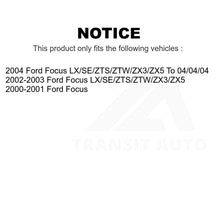 Charger l'image dans la galerie, Front Rear Semi-Metallic Brake Pads And Drum Shoes Kit For Ford Focus