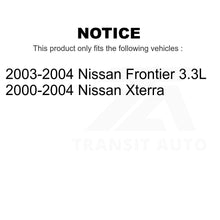 Charger l'image dans la galerie, Front Rear Semi-Metallic Brake Pads And Drum Shoe Kit For Nissan Xterra Frontier
