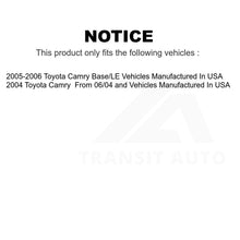 Load image into Gallery viewer, Front Rear Semi-Metallic Brake Pads And Drum Shoes Kit For Toyota Camry