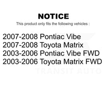 Charger l'image dans la galerie, Front Rear Semi-Metallic Brake Pads Drum Shoe Kit For Toyota Matrix Pontiac Vibe