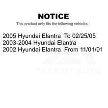 Charger l'image dans la galerie, Front Rear Semi-Metallic Brake Pads And Drum Shoes Kit For Hyundai Elantra