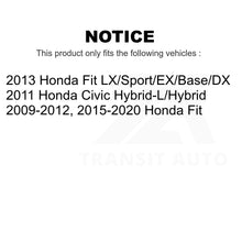 Load image into Gallery viewer, Front Rear Semi-Metallic Brake Pads And Drum Shoes Kit For Honda Fit Civic