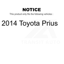 Charger l'image dans la galerie, Front Rear Semi-Metallic Brake Pads And Drum Shoes Kit For 2014 Toyota Prius