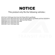 Charger l'image dans la galerie, Front Rear Semi-Metallic Brake Pads &amp; Parking Shoe Kit For Ford F-250 Super