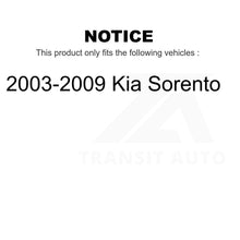 Charger l'image dans la galerie, Front Rear Semi-Metallic Brake Pads Parking Shoes Kit For 03-09 Kia Sorento