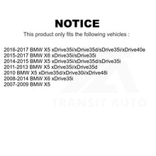 Charger l'image dans la galerie, Front Rear Semi-Metallic Brake Pads And Parking Shoes Kit For BMW X5 X6