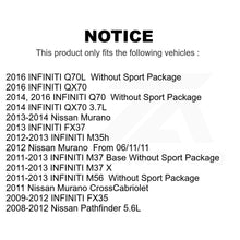 Load image into Gallery viewer, Front Rear Semi-Metallic Brake Pads Parking Shoe Kit For Nissan Murano FX35