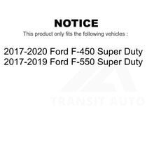 Charger l'image dans la galerie, Front Rear Semi-Metallic Brake Pads &amp; Parking Shoe Kit For Ford F-450 Super