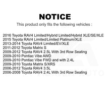 Charger l'image dans la galerie, Front Rear Semi-Metallic Brake Pads Parking Shoe Kit For Toyota RAV4 Matrix