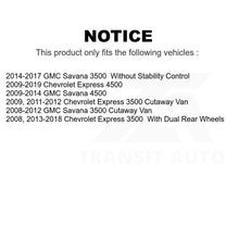 Charger l'image dans la galerie, Front Rear Semi-Metallic Brake Pads Parking Shoes Kit For Chevrolet Express