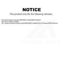 Charger l'image dans la galerie, Front Rear Semi-Metallic Brake Pads And Parking Shoe Kit For Subaru Impreza