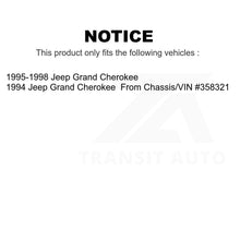 Charger l'image dans la galerie, Front Rear Semi-Metallic Pads And Parking Shoes Kit For Jeep Grand Cherokee