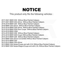 Load image into Gallery viewer, Front Rear Semi-Metallic Brake Pads Parking Shoe Kit For BMW 328i 320i 428i