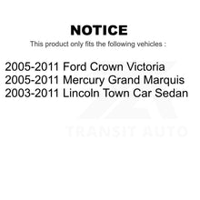 Charger l'image dans la galerie, Front Rear Semi-Metallic Brake Pads Parking Shoe Kit For Ford Crown Lincoln