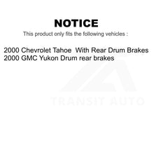 Charger l'image dans la galerie, Front Rear Semi-Metallic Brake Pads &amp; Parking Shoes Kit For Chevrolet Tahoe