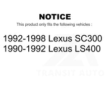 Charger l'image dans la galerie, Front Rear Semi-Metallic Brake Pads Parking Shoes Kit For Lexus LS400 SC300