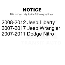 Charger l'image dans la galerie, Front Rear Semi-Metallic Brake Pads And Parking Shoes Kit For Jeep Wrangler