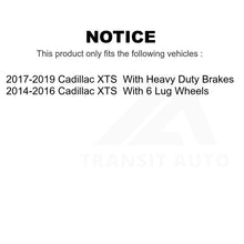 Charger l'image dans la galerie, Front Rear Semi-Metallic Brake Pads And Parking Shoes Kit For Cadillac XTS