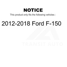 Charger l'image dans la galerie, Front Rear Semi-Metallic Brake Pads &amp; Parking Shoe Kit For 12-18 Ford F-150