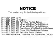 Load image into Gallery viewer, Front Rear Semi-Metallic Brake Pads Parking Shoe Kit For BMW 328i 428i Gran 230i