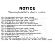 Load image into Gallery viewer, Front Rear Semi-Metallic Brake Pads &amp; Parking Shoes Kit For BMW 328i 320i xDrive