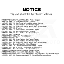 Load image into Gallery viewer, Front Rear Semi-Metallic Brake Pads Parking Shoe Kit For BMW 328i xDrive 330i GT