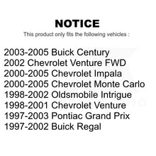 Charger l'image dans la galerie, Front Rear Semi-Metallic Brake Pads Parking Shoes Kit For Chevrolet Impala Buick