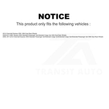 Charger l'image dans la galerie, Front Rear Semi-Metallic Brake Pads Parking Shoes Kit For Chevrolet Express 3500