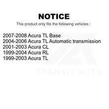 Charger l'image dans la galerie, Front Rear Semi-Metallic Brake Pads And Parking Shoes Kit For Acura TL RL CL