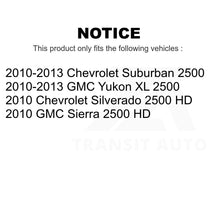 Charger l'image dans la galerie, Front Rear Semi-Metallic Brake Pads Parking Shoes Kit For Chevrolet Silverado HD