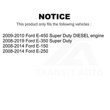 Charger l'image dans la galerie, Front Rear Semi-Metallic Brake Pads &amp; Parking Shoe Kit For Ford E-350 Super Duty