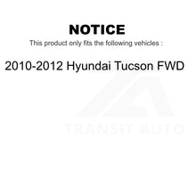 Charger l'image dans la galerie, Front Rear Semi-Metallic Brake Pads And Parking Shoes Kit For Hyundai Tucson FWD