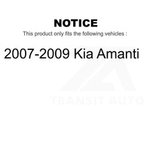 Charger l'image dans la galerie, Front Rear Semi-Metallic Brake Pads &amp; Parking Shoes Kit For 2007-2009 Kia Amanti