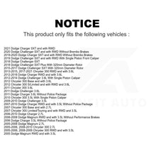 Charger l'image dans la galerie, Front Rear Semi-Metallic Brake Pads Parking Shoes Kit For Dodge Charger Chrysler