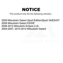 Charger l'image dans la galerie, Front Rear Semi-Metallic Brake Pads And Parking Shoes Kit For Mitsubishi Galant