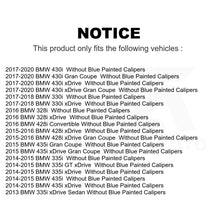 Charger l'image dans la galerie, Front Rear Semi-Metallic Brake Pads Parking Shoe Kit For BMW 328i xDrive 335i GT