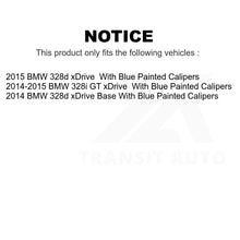 Charger l'image dans la galerie, Front Rear Semi-Metallic Brake Pads Parking Shoe Kit For BMW 328i GT xDrive 328d