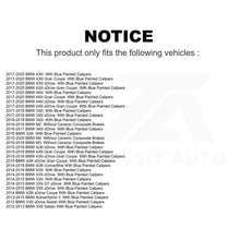 Charger l'image dans la galerie, Front Rear Semi-Metallic Brake Pads Parking Shoe Kit For BMW 428i 330i xDrive M4