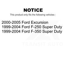 Charger l'image dans la galerie, Front Rear Semi-Metallic Brake Pads &amp; Parking Shoe Kit For Ford F-250 Super Duty