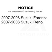 Charger l'image dans la galerie, Front Rear Semi-Metallic Brake Pads And Parking Shoe Kit For Suzuki Forenza Reno