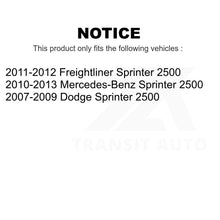 Charger l'image dans la galerie, Front Rear Semi-Metallic Brake Pads And Parking Shoe Kit For Sprinter 2500 Dodge