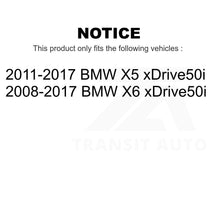 Charger l'image dans la galerie, Front Rear Semi-Metallic Brake Pads And Parking Shoe Kit For BMW X5 X6 xDrive50i