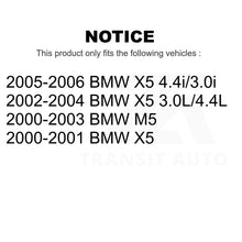 Charger l'image dans la galerie, Front Rear Semi-Metallic Brake Pads And Parking Shoes Kit For BMW X5 M5