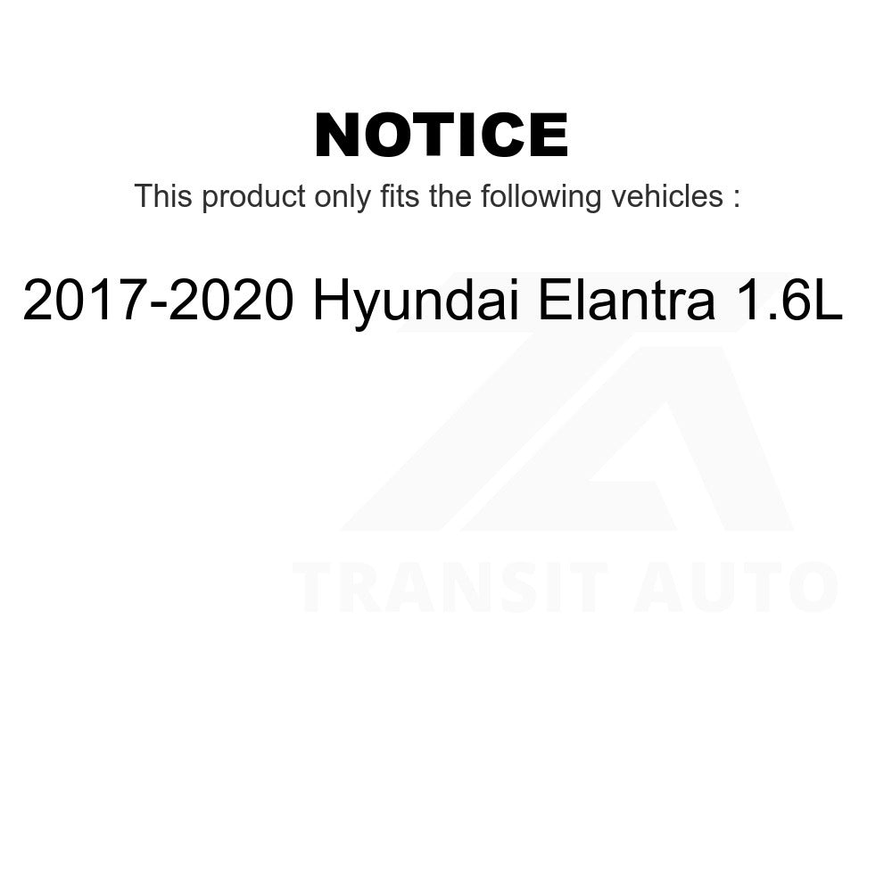 Kit de plaquettes de frein semi-métalliques avant et arrière, pour Hyundai Elantra 1,6 l 17-20 