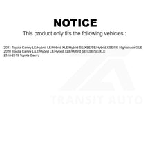 Charger l'image dans la galerie, Front Rear Semi-Metallic Brake Pads And Parking Shoes Kit For Toyota Camry